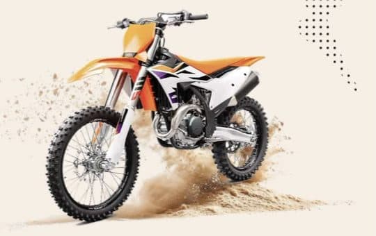 KTM 450 dirt bike