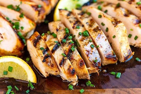 Poulet grillé au barbecue