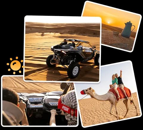 Buggy, camel ride and Arabic coffee